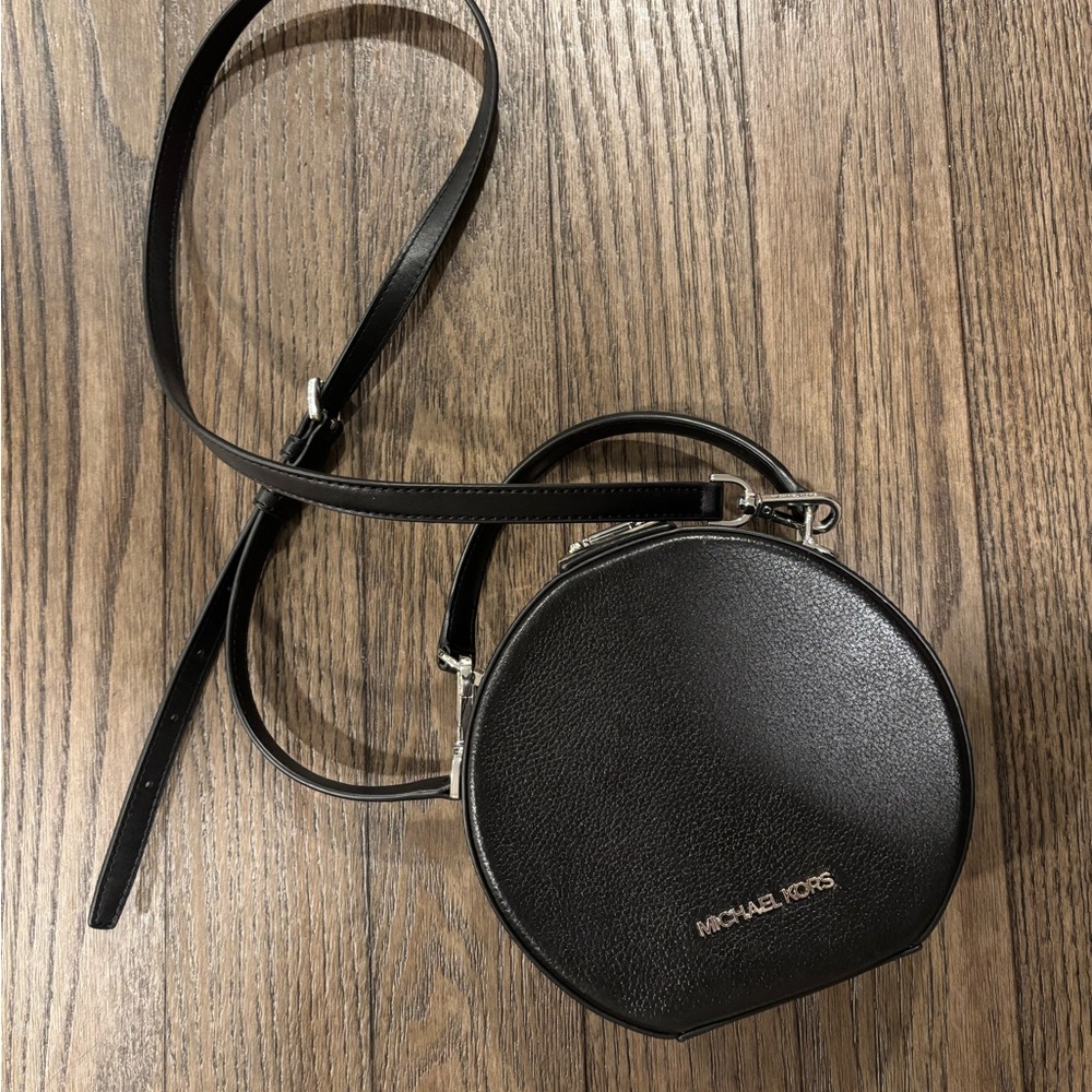 Michael Kors Round Black Crossbody Bag